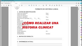 ¿Cómo realizar una Historia Clínica Semiología médica [upl. by Hammond]