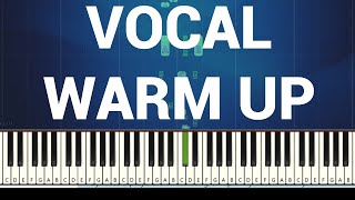 ♬ VOCAL WARM UPS 1 3 OCTAVES MAJOR SCALES ♬ [upl. by Imef]