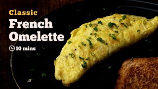 French Omelette  Omelette Recipes  Brunch Recipe  Breakfast Recipes  10 minutes Recipes  Cookd [upl. by Kinnon]