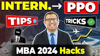 🤩Internship to Pre Placement Offer in MBA Tips amp Tricks to get PPO💯 mba internships ppo viral [upl. by Astri]