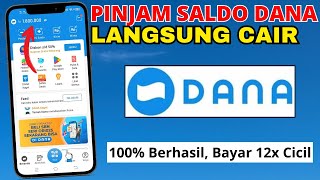 Pinjam Uang di Aplikasi DANA  Cara Pinjam Uang di DANA [upl. by Puto]