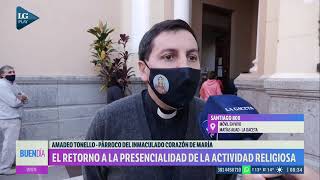 Volvió la presencialidad plena para honrar a San Expedito [upl. by Assennav]