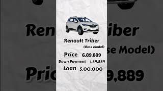 Renault Triber On road price in India [upl. by Iahk]