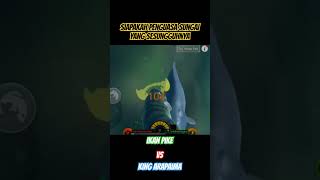 Ikan Pike vs King Arapaima feedandgrowfish liveshorts shortvideo shorts gaming monster [upl. by Dnomyad]