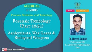 Forensic Toxicology Part1821  FMT  MBBS  DR NARESH PRABHAKARRAO ZANJAD [upl. by Leirvag933]