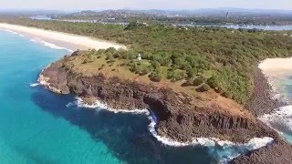 Fingal Headland drone footage [upl. by Tharp831]