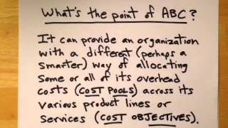 ActivityBased Costing ABC A Simple Explanation [upl. by Refotsirhc]