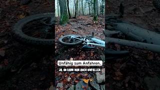 ich kann nicht anfahren bikelife mountainbiking giant canyon radon fridayfails [upl. by Shay]