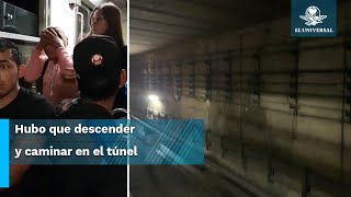 Ocurrió de nuevo usuarios reportaron fallos en la Línea 9 del Metro [upl. by Arluene]