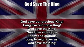 United Kingdom National Anthem  God Save The King With Lyrics [upl. by Attenehs45]