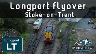 Longport Electro Motive StokeonTrent Aerial Flyover [upl. by Lerrej850]