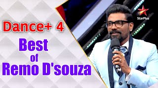 Dance Plus 4  Best Of Remo Dsouza [upl. by Airret910]