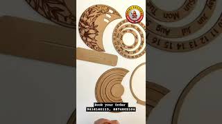 customize Wooden Calendar printpreviewgallery laserprint woodenboard viralvideo shortsvideo [upl. by Eteragram]