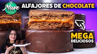 ALFAJORES DE CHOCOLATE MARPLATENSES  La Mejor Receta  Muve Flavors [upl. by Evoy]