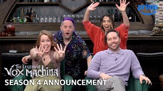 The Legend of Vox Machina  Season 4 Announcement  Prime Video [upl. by Dorren103]