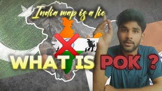 india map is a lie❌❌what is pok explained in two min [upl. by Adaline]