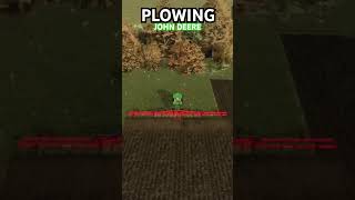 😱 PLOWING  WORK JOHN DEERE IN FARMING 22 😱 farming satisfying short [upl. by Femmine]