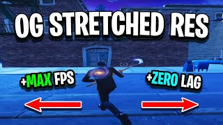 STRETCHED RESOLUTION FORTNITE How to get it in Chapter 5 Insane FPSBoost [upl. by Jane]