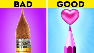 BEST PARENTING LIFE HACKS  Awesome Drawing Tricks And Tips By 123 GO LIVE [upl. by Mcclenon]