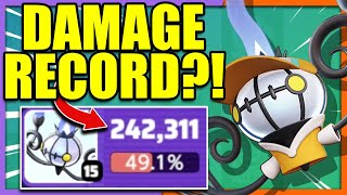 242000 DAMAGE on CHANDELURE Best Ever FLAMETHROWER Game  Pokemon Unite [upl. by Anrat]