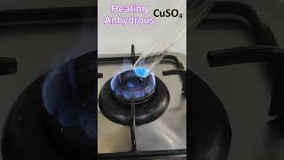 Heating Hydrated Copper Sulphate  Class 10  shorts [upl. by Ynahpit]