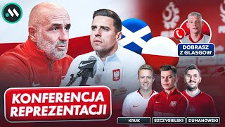 SZKOCJA  POLSKA PROBIERZ I BEDNAREK NA KONFERENCJI REPREZENTACJI W GLASGOW [upl. by Massey]