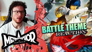 First Time Hearing quotBATTLE THEMEquot  Metaphor ReFantazio OST REACTION [upl. by Schreiber]