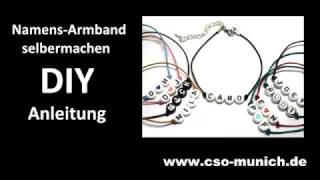 NamensArmband selbermachen DIY [upl. by Spearman160]