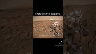 Mars Rover Last Words😭 funny sad space marsrover [upl. by Ardekan579]