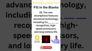 Fill in the blanks for Duolingo English Test PART 13 [upl. by Nivlak]