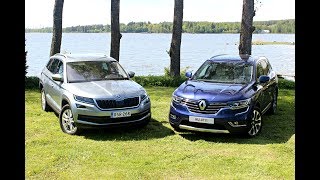 Comparatif  Renault Koleos 2017 vs Skoda Kodiaq 2017  étude de K [upl. by Marne]