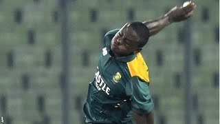 Kagiso Rabada hattrick with 6 wicket against bd 2015 [upl. by Esila]