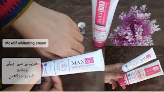 Best skin whitening medicated cream best medicated face wash  Maxdif medicated cream [upl. by Gavan]