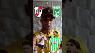 River Plate 🤍❤️ Atlético Nacional de Medellín 💚🤍  Copa Libertadores da América [upl. by Calhoun]