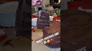 Bruce’s Chocolate Cake 🤯🍰🍫 foryou shorts youtubeshorts fyp food [upl. by Atinihs]