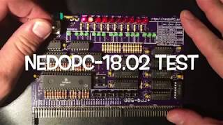 Testing Russian PDP11 compatible CPU 1801ВМ2 60FPS [upl. by Reerg]