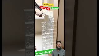 Glass Brick Wall review  Stylish amp Modern Design Guide shorts Viralvideo [upl. by Enrika]