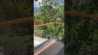 Frameless Glass Railing Installation for a Stunning Deck [upl. by Sekyere]