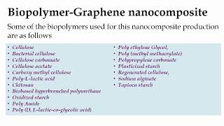 Biopolymer Graphene Nanocomposites [upl. by Gena458]