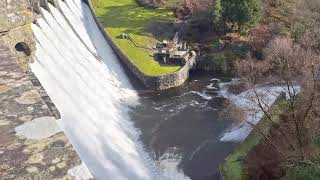 Walking Across A Dam In Elan Valley [upl. by Idnek212]