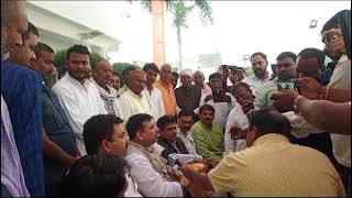 deoria me sanjay singh jee ki pres barta [upl. by Annerb229]