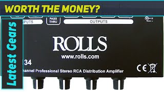 reviewRolls DA134 4Channel Distribution Amplifier Enhancing Your Audio Experience [upl. by Maisey]