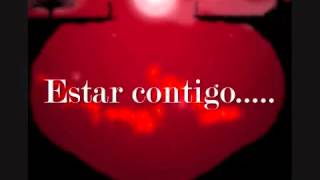 Estar Contigo Alex Ubago letra [upl. by Macfarlane]