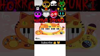 Horror Sprunki  But On Cat 😺 Piano shorts [upl. by Ardell]