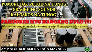 KONZERT AV502A  Crackling sounds problem  may kaloskos na tunog [upl. by Mcnally]