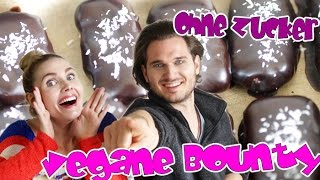 BOUNTY SELBER MACHEN  VEGAN UND OHNE ZUCKER  KOCHEN mit COZYHOUSE [upl. by Oaoj]