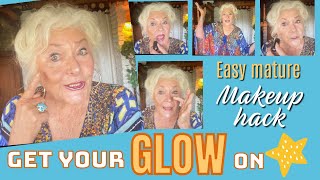 How to Fake It to Make It Part 2  GRWM Makeup Secret for Aging Skin to Start Glowing  Over 60 [upl. by Sewell]