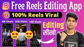 Best VIDEO EDITING Apps For Instagram Reels  Instagram Reels Aesthetic Video Editing  Reels Hindi [upl. by Vidda620]