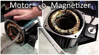 Gutted Electric Motor Into Magnetizer  Demagnetizer [upl. by Fe840]