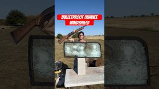 Bulletproof testing a HUMVEE Windshield [upl. by Nylesor]